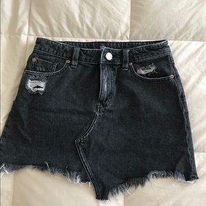 Urban Outfitters black jean skirt